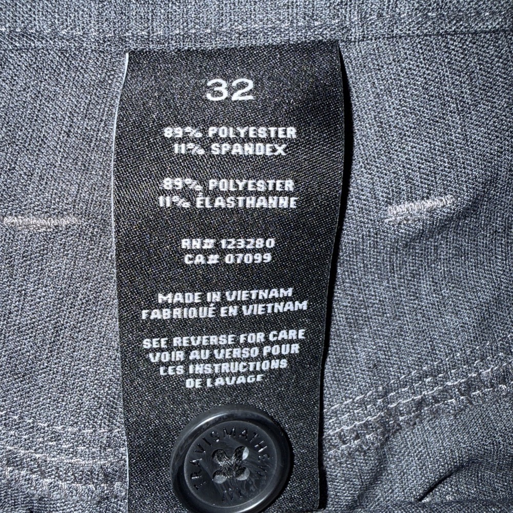 Travis Mathew Pants Mens 32x31 Gray Open To Close Performance Golf Stretch - Picture 12 of 12
